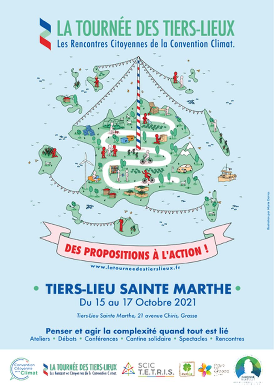 Tournée des Tiers-Lieux de la Convention Citoyenne pour le climat – 15, 16 & 17 octobre